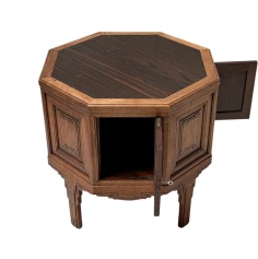 Art Deco Amsterdamse School Coffee Table or Cabinet by Napoleon Le Grand, 1920s